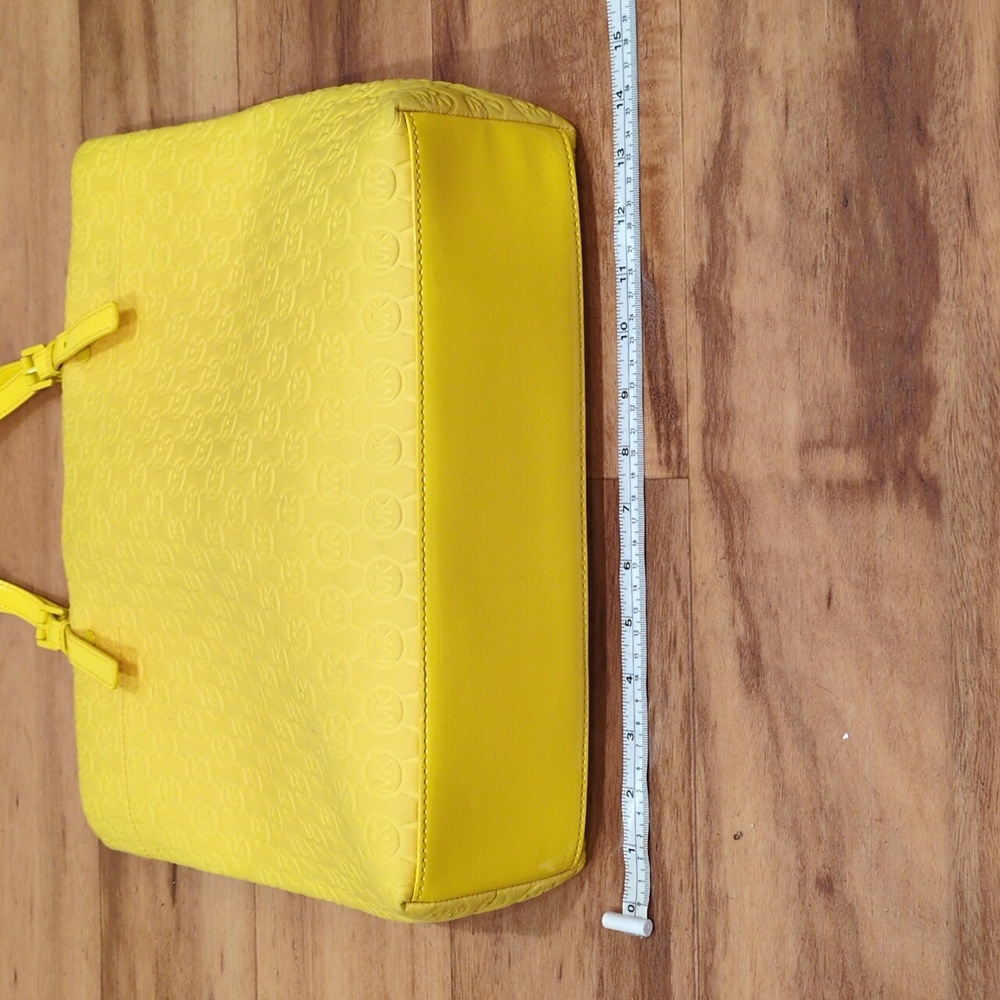 Yellow Embossed Tote Bag - Picture 5 of 11